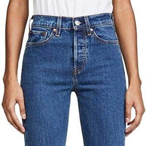 LEVI - WEDGIE FIT ANKLE - MID BLUE - SZ 28